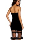 Rochie Eleganta din Catifea Neagra LC60873B2